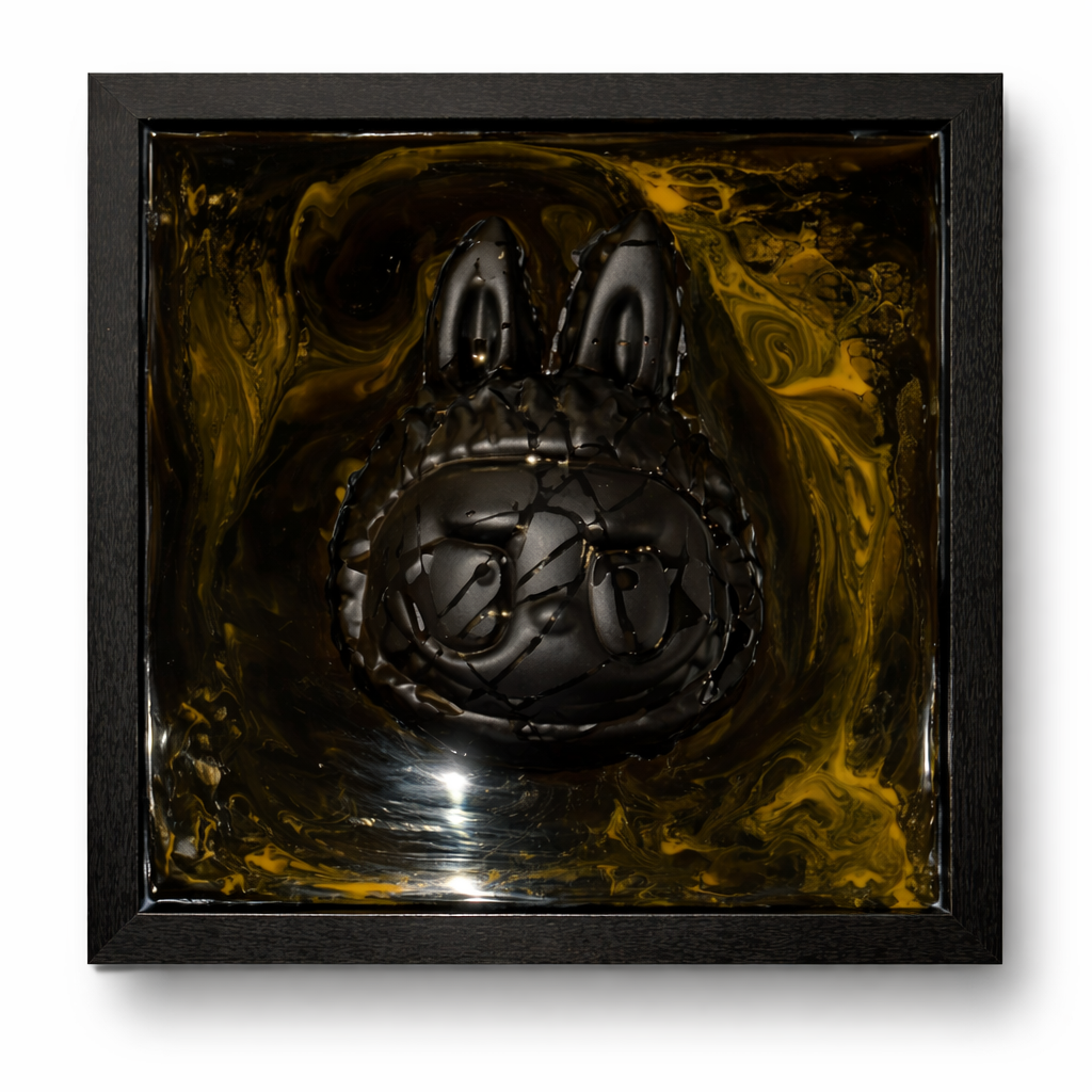 Labu 3d Painting Yellow/Black